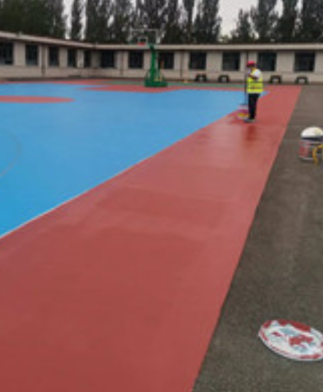 伽师旧篮球场地面改造翻新整改